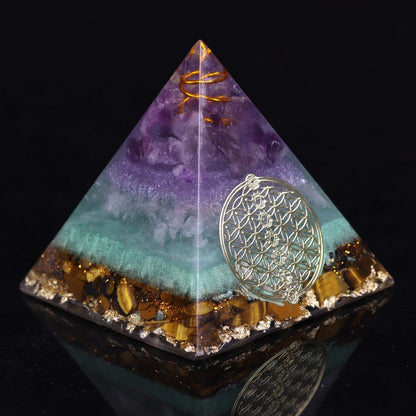 Healing Crystal Orgone Pyramid